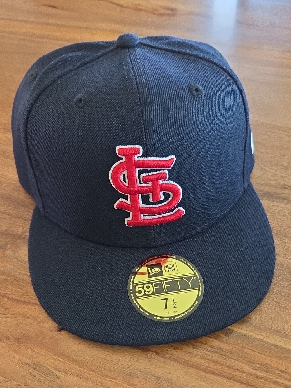 New Era Navy and Red St. Louis Cardinals Fitted Hat
